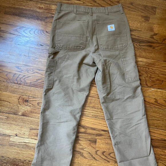 Carhartt Brown Single Knee Pant--- Hamilton Brown (rinsed) - Picture 8 of 8
